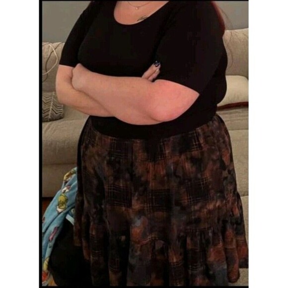 Torrid Women Super Soft Knits Short Sleeve Dress Size 1 XL Rayon Blend Black 120 - Picture 1 of 8